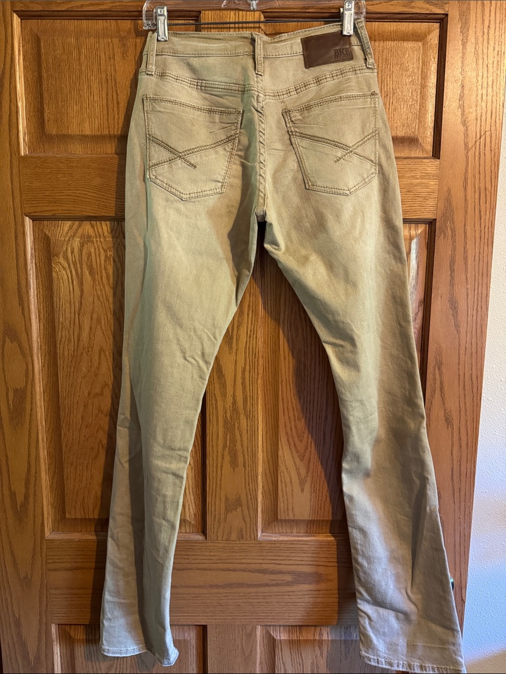 BKE Slim Jeans in Khaki/Tan